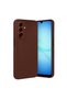 Samsung Galaxy S26 Fe Case Leather Look Thermax Silicone Case - Burgundy