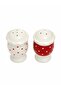 New Romantic Polka Dot Salt and Pepper Shakers Porcelain - 2