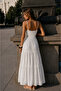 Premium Processing Detailed Lace Detail Cotton Dress with Rope Straps - 3