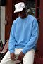 Men's Cotton Casual Blue Winter Sweatshirt - 3
