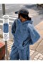 Washed Wash Pattern 3 Thread Tracksuit Set - 3