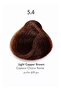 Permanent Hair Color Cream 5.4 LIGHT COPPER BROWN 120ml + Oxidizing Cream 20vol 100ml - 4