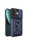 Oppo A3 Case Sliding Camera Protector Magnetic Stand Tank Protection Senk