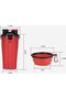 2-in-1 bottle + bowl, 2x350ml, leak-proof. - 5