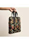 Valley Ethnic Pattern Strap Tablet Computer Notebook Laptop Bag Black - 4