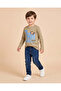 Boy Olive Skater Print Long Sleeve T Shirt - 2
