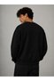 Unisex Scorpio Printed Winter Oversize Crew Neck Sweatshirt - 4