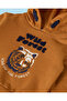 Infant Boys Brown Tiger Printed Hoodie - 2