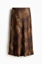Satin maxi skirt