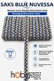 Cobalt Blue Nuvessa Wicker Cross Design Decorative Ribbon 5 Meters Packaging Decoration Ribbon