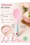 Patterned Hard Plastic Spoon Set - 4