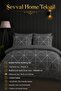 Double Elastic Sheet Duvet Cover Set |   Cotton | - 2