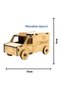 4-Piece Wooden Vehicle Building Set |   Nursery and Classroom Activity (Ambulance, Fire Department, Police, Tow Truck) - 8