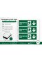 Emergency Exit Sign Set – 3 Pieces Printed on Decota 20X10 cm