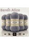 Diva - 348 Iron Gray - 5-Pack - 100Gr/350M - First Spring and Summer Blouse, Thin Cardigan, Vest, Shawl, Baby Blanket, Mercerized Products