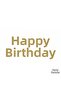 Happy Birthday Gold Gilded Calligraphy Written Birthday Banner Decoration 100 X 20 cm - 2