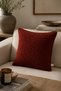 Teddy Bordo Kirlent Cover (45X45)