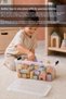 3-Piece Organizer with Locking Lid - Children's Item Organization Baby Room Toy Storage Box 20Lt Transparent - 4