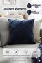 4 Pieces of Navy Blue Soft Textured Living Room Cushion Covers 43 X 43 cm (with Zipper)