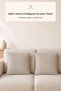 Striped Throw Pillow Cover Set of 2 40X40 cm with Hidden Zipper 8 Color Options Decorative Seat-Sofa-Bed Pillowcase - 2