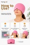 Migraine and Headache Relief Cap Thermal Wrap, Stress Relief Hot and Cold Compress Hat - 3