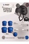 Adjustable Child Helmet 8-15 Years Old Sports Protective Helmet Knee Pads Elbow Pads Hardware Set Skateboard Bike Scooter Skating in - 2