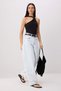 Blue High Waist Barrel 100% Cotton Non-Stretch Jeans Twoss26Je00354