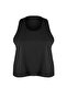 Siyah-Gül Kurusu 2'li Micro Kumaş Örme Büyük Beden Spor T-Shirt TBBSS26BF00082 - 10