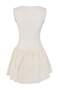 Ecru Knitted Lace Super Mini Beach Dress Tbess26El00011 - 6