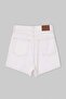 White Belt Detailed Denim Shorts Tdrss26Sr00024 - 6