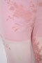 Pembe Çiçekli Floklu Flare Paça Şortlu Örme Pantolon TPRAW27PL00003 - 6