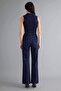 Koyu Mavi Orta Esnek Gömlek Yaka Denim Tulum TWOAW27TU00006 - 6