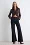 Koyu Mavi Ekstra Esnek Normal Bel Flare Jeans TWOAW27JE00051 - 2