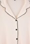 Ecru Cotton Blend Baby Overlocked Ribbed Knitted Pajama Set Thmaw27Pt00021 - 6