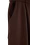 Kahverengi Wide Leg/Geniş Paça Dokuma Büyük Beden Kumaş Pantolon TBBAW23AR00007 - 3