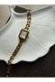 Retro Minimal Metal Strap Vintage Women’s Wristwatch Gold - 5