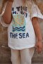 Printed Sun T-shirt Muslin Pants Set - 2