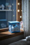 Sanrio Licensed Cinnamoroll Acrylic Storage Box – Night Theme Transparent Organizer 10 cm