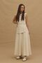 Mobile Belted Skirt Stone