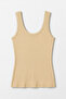 Camisole Lace Detailed Thick Strap Deep Neckline Women's Tank Top - 4