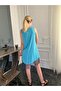 Women's Natural Woven Ethnic Summer Mini Dress - 2
