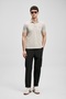 111040230 Laon Smart Polo Neck T-Shirt Men's T-Shirt Stone - 3