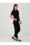 Black Regular Leg High Waist Pocket Woven Trousers - 3