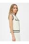 Off-White Straight Cut Line Detailed Knitwear Vest - 4