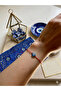 Evil Eye Beaded Lucky Bracelet 10-Piece Adjustable Cord Gift for Engagement Henna Wedding - 2