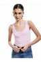 Cotton Bottom Snap Closure U-Neck Thick Straps Bodysuit