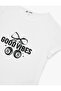 Slim Fit Short Sleeve Crew Neck Cotton Cherry Printed T-Shirt - 5