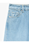 High Waist Wide Leg Color Blocked Cotton Denim Trousers- Wide Leg Jeans - 7