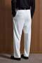 Men's Baggy Fit Fabric Trousers White - 6