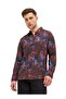 Men's Multi-Color Bold Abstract Tie-Dye Print Relax Fit Overshirt for Every Occasion